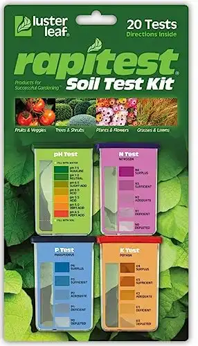 Luster Leaf Soil Test Kit, 20 Tests